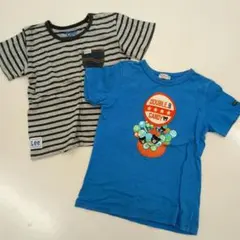 Lee ストライプ Tシャツ & DOUBLE.B Tシャツ セット