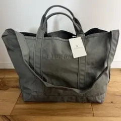 新品　L.L.Bean エルエルビーン　グローサリー　トートバッグ　オリーブ