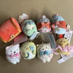 d*7様 すみっコぐらし　もぐらのおうち　てのりぬいぐるみ　8点セット