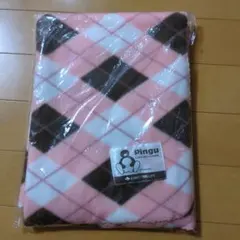 Pingu フリースブランケット ピンク
