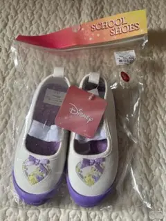 Disney ラプンツェル　上履き ホワイト/パープル　18.0cm