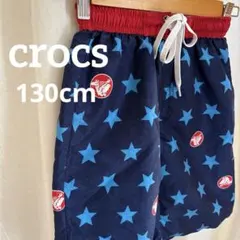 早い者勝ち⭐︎crocsサーフパンツ 130cm 星柄 ネイビー
