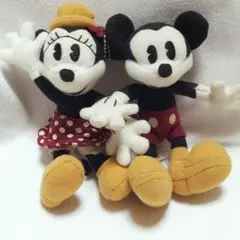 激レア　希少　パイカットアイ　ミッキー・ミニー ぬいぐるみ　レトロ