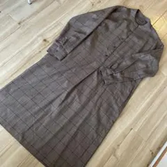 ユナイテッドアローズ　アディインザライフ　チェック柄シャツワンピース