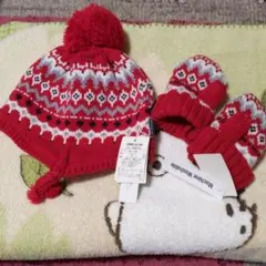 COMMECAISMベビーニット帽＆手袋