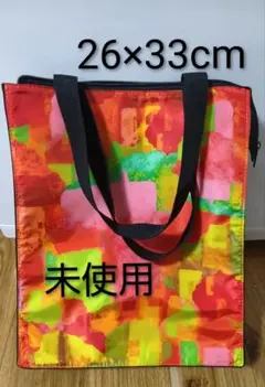 未使用✿エコバッグ✿【赤】　マチありのサムネイル