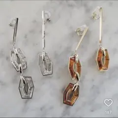 ADER bijou アデルビジュー イヤリング　シルバー