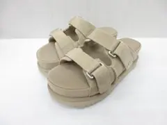 UGG サンダル 24.5cm ベージュ 厚底 アグ ゴールデンスター ●⑭a