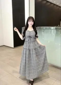 アンミール An MILLE デザインストラップキャミワンピース ギンガム AnMILLE アンミール デザインストラップキャミワンピース ギンガム