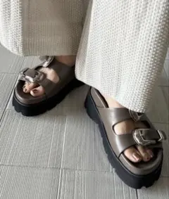 AMERI＊MEDI WESTERN BUCKLE SANDALSのサムネイル