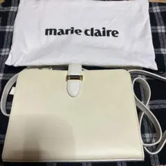marie claireショルダーバッグ白