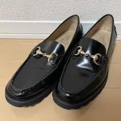 【数回使用程度】アルテサノス ビットローファー ブラック 黒 厚底 サイズ37