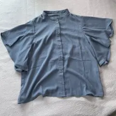 GRL レースブラウス　ブルー