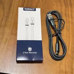 ★2in1 USB C ケーブル 1M PD対応 100W急速充電