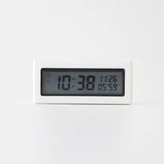 新品★無印良品★デジタルタイマー時計 ホワイト★置時計★マグネット◎白★◇∞§◇のサムネイル