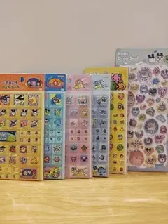 たまごっち　タイルシール・プチドロップシールセット