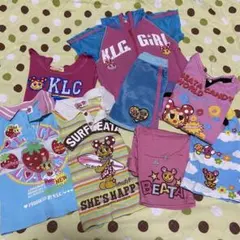 ぜ〜んぶKLC 8着まとめ売り　サイズS110 夏モノ　スカート　トップス