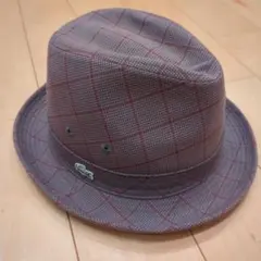 LACOSTE　ラコステ フェドーラハット 中折れ帽子　ハット　58cm
