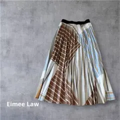 Eimee Law エイミーロウ　マルチカラー プリーツスカート サイズ38のサムネイル