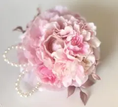 卒業式 入学式 コサージュ ピンク パール フォーマル 上品