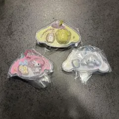 サンリオキャラクターズ　パッケージチャーム　マイメロ、シナモン、ポムポムプリン