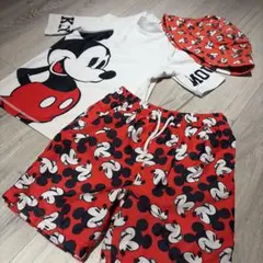 ミッキーマウス 水着　3点セット　120センチ