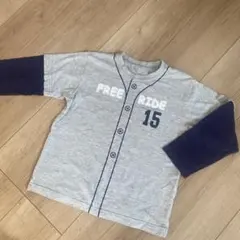 FREE RIDE 15 長袖カットソー グレー/ネイビー