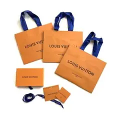 ショッピング袋　LOUIS VUITTON  紙袋　箱　リボン