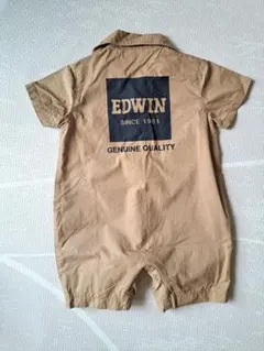 EDWIN ベビー ロンパース カバーオール ベージュのサムネイル