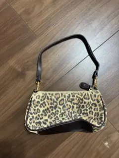 ヒョウ柄レザーハンドバック