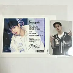 Stray Kids スンミン VR 入場特典 トレカ ラベル缶 ステッカー