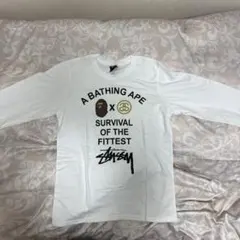 A BATHING APE ロンT ホワイトのサムネイル