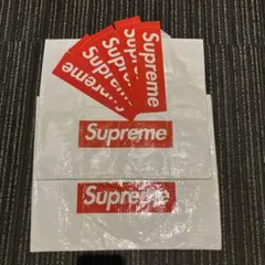 Supreme ショッピングバッグ 2個 ステッカー 5枚 セット