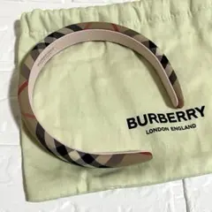 BURBERRY バーバリー チェック カチューシャ ヘアバンド キッズのサムネイル