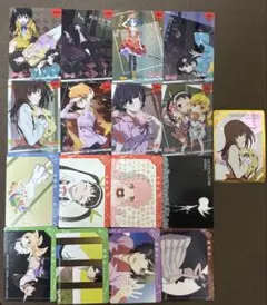 物語シリーズ クリアカード 15枚+おまけ1枚