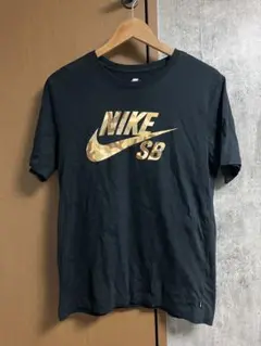 NIKE SB ブラック Tシャツ M カモフラ 迷彩
