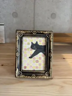 ゴヴィンダー ナズラン 絵画 ジクレー 版画 猫 アート 動物 美術品 絵
