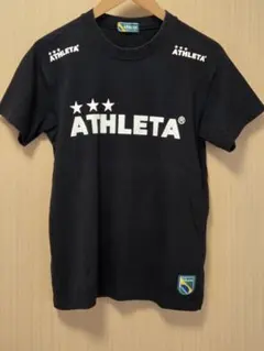 ATHLETA アスレタ　黒　ブラック サッカーシャツ　Tシャツ　M