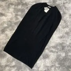 ✨新品 未使用✨【マメクロゴウチ】ユニクロ 3Dニットコクーンワンピース 黒 L