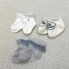 ベビー靴下 3点セット 新生児～