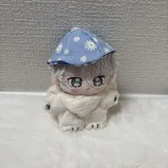 チューリップハット　リバーシブル帽子 デイジー柄 チェック柄