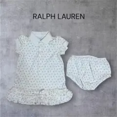 【新品タグ付】RALPH LAUREN ワンピース&ショーツ 12M 80/48