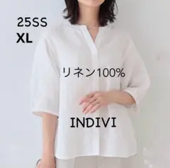 4 美品 大きいサイズ INDIVI リネン チュニック 19号 - メルカリ