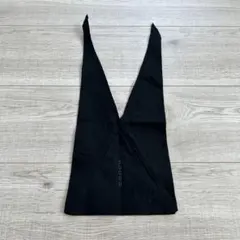 【新品】SUQQU ブラック ポーチ 布バッグ　黒　巾着　風呂敷のサムネイル
