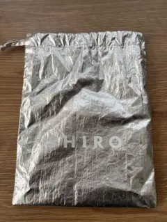 SHIRO ショップ袋 巾着 シルバーのサムネイル