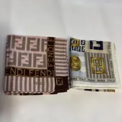 FENDI ハンカチ2枚セット(49×49cm)
