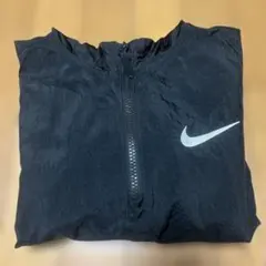 キッズウェア155 Nike ハーフジップジャケット ブラック/ホワイト