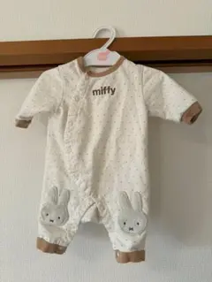 miffy ウサギ刺繍ロンパース