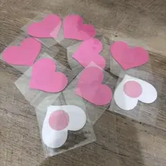 ニップレスパッチ ハート型 レディース ピンク 可愛い chikubiシール女性