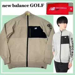 ✨ 상태좋음 ✨ニューバランスゴルフ 高機能！撥水と軽量を叶える異素材切替ニットブルゾン